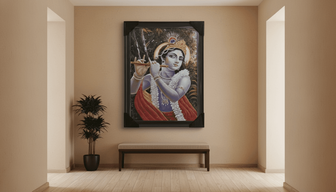 Krishna Flute Painting