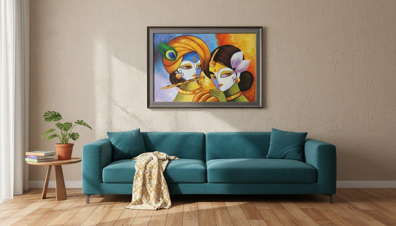 Radha Krishna Painting
