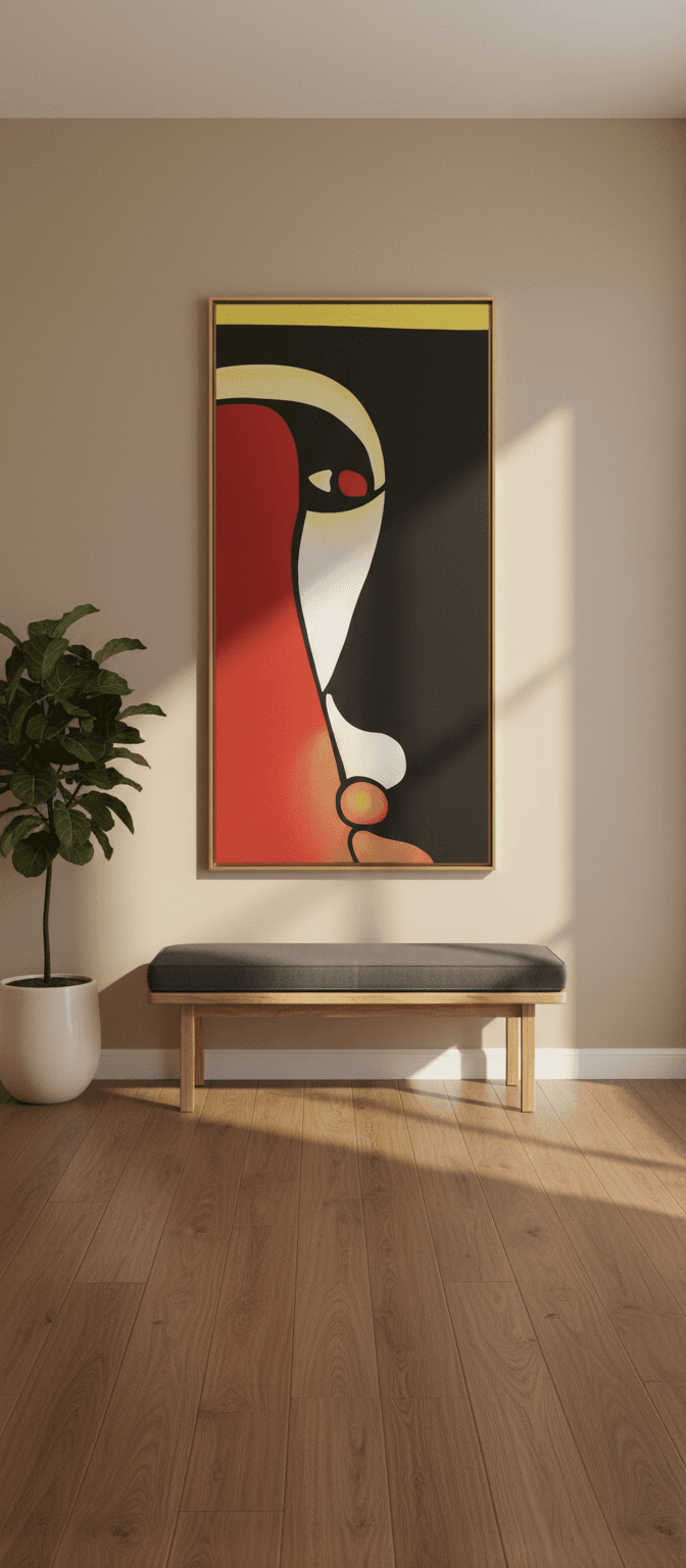 Abstract Face Canvas Art