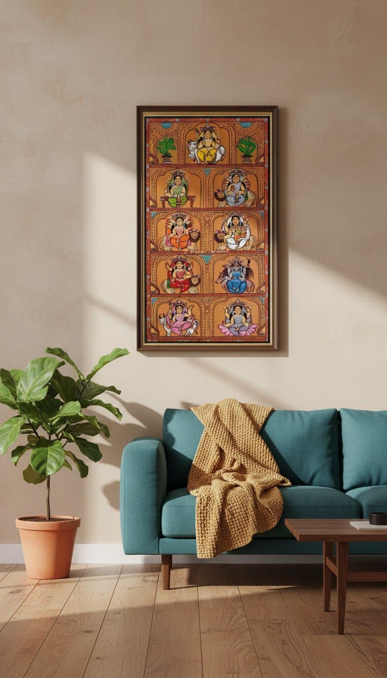 Divine Goddess Panel Art