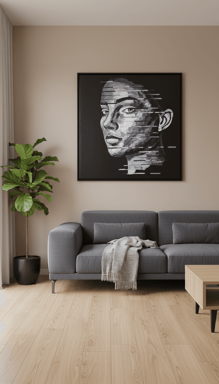 Monochromatic Glitch Profile