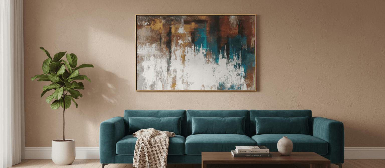 Textured Abstract Canvas Art