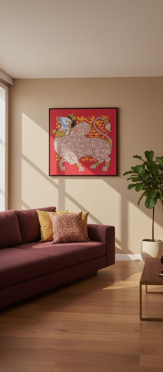 Sacred Cow Illustration Artwork