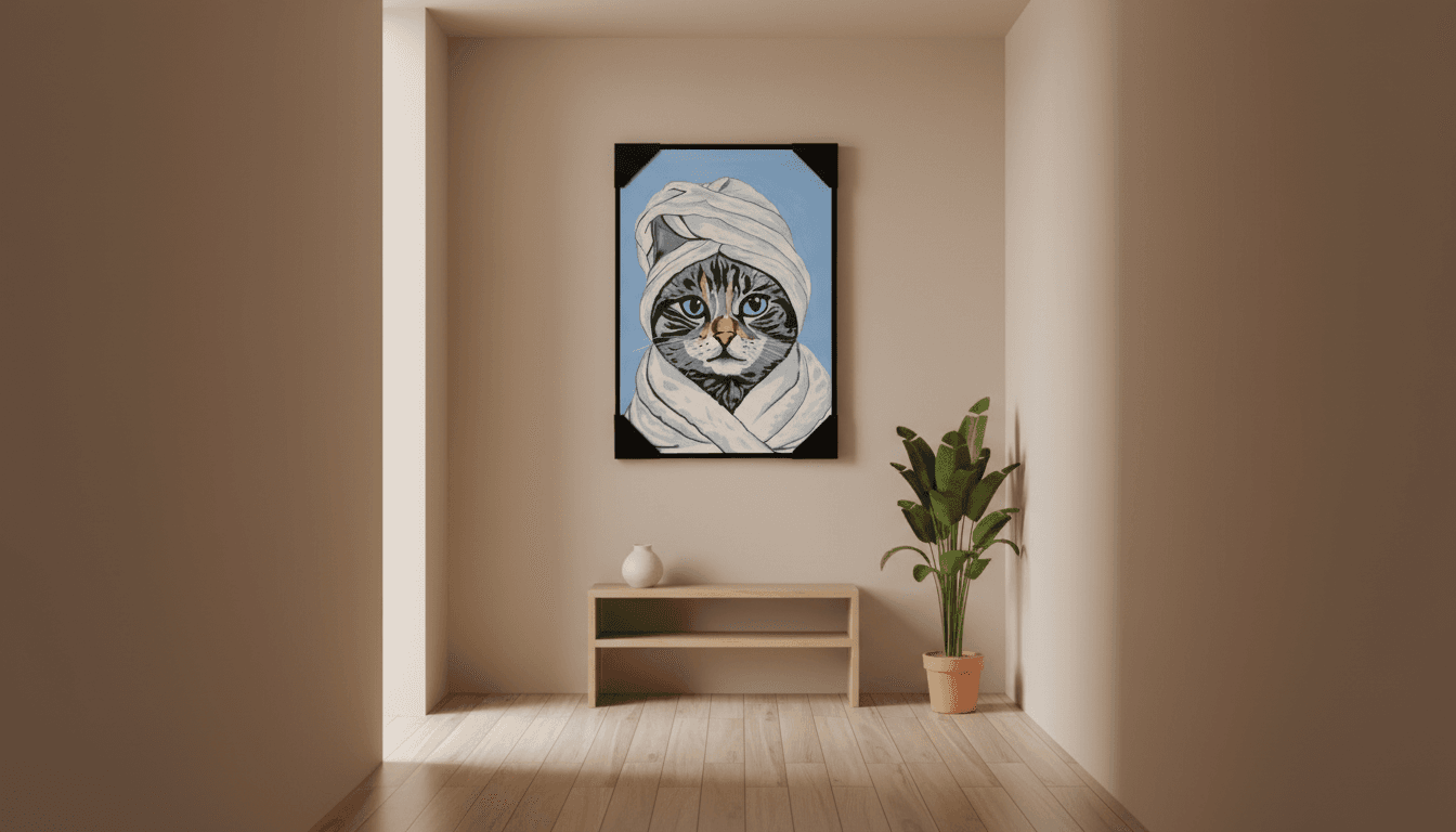 Cat in Turban Artwork