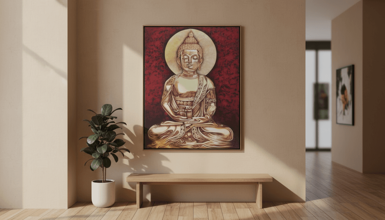 Buddha Meditation Painting
